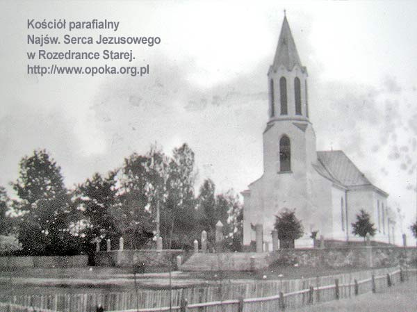 Rozedranka Stara - catholic parish of Sacred Heart