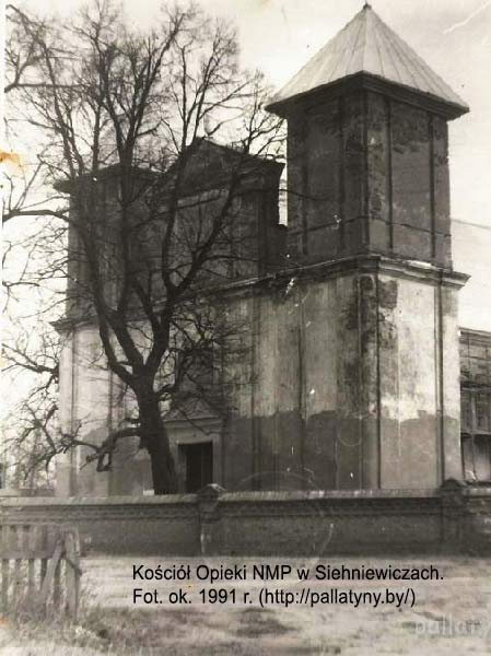 Siehniewicze - Kościół Opieki NMP