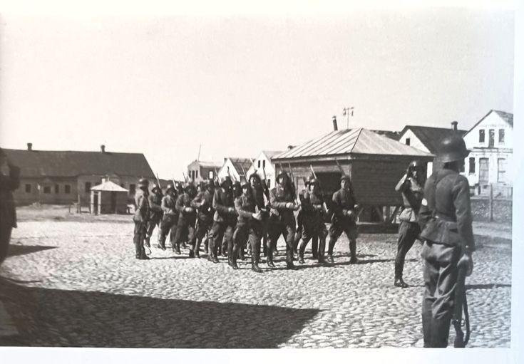 Dziewieniszki, miasteczko   (Dziewieniszki gmina wiejska  ). Żołnierze AK w Dziewieniszkach