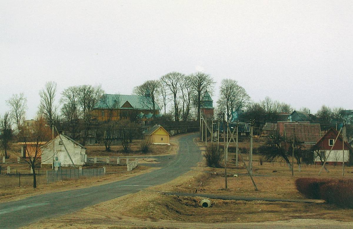  Dziewieniszki, miasteczko   (Dziewieniszki gmina wiejska  ). Widok na wzgórze dziewieniskie. © Mindaugas Pażemys