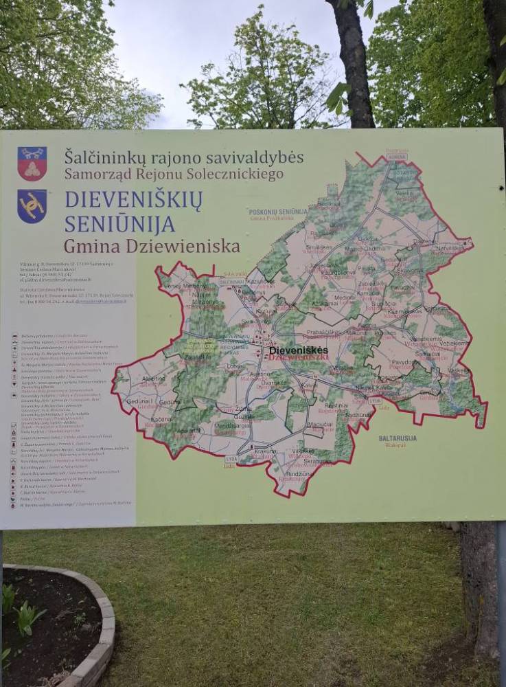  Dieveniškės, market town (Dziewieniszki rural commune). Dziewieniszki