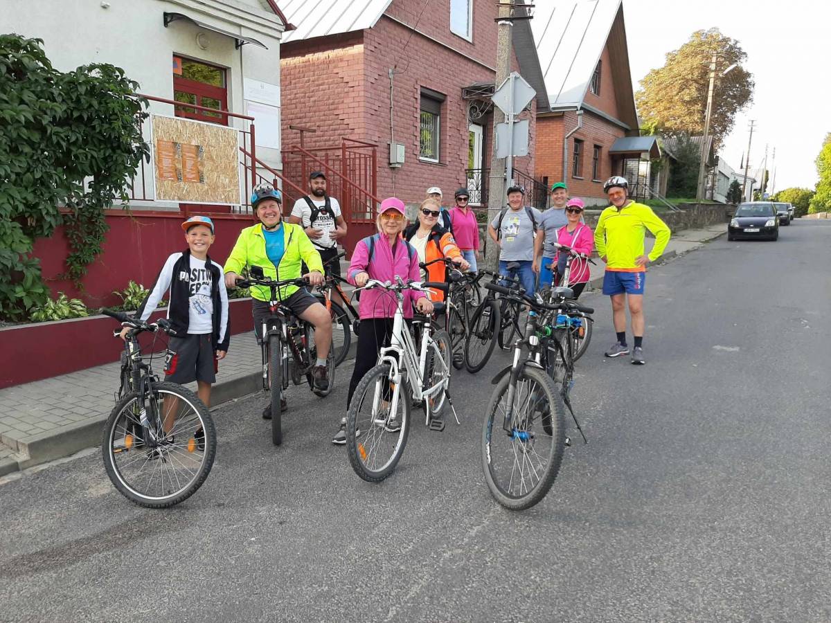 Dziewieniszki, miasteczko   (Dziewieniszki gmina wiejska  ). Wycieczka rowerowa