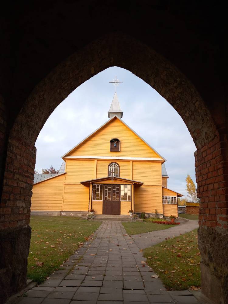  Dieveniškės, market town (Dziewieniszki rural commune). Kościół w Dziewieniszkach