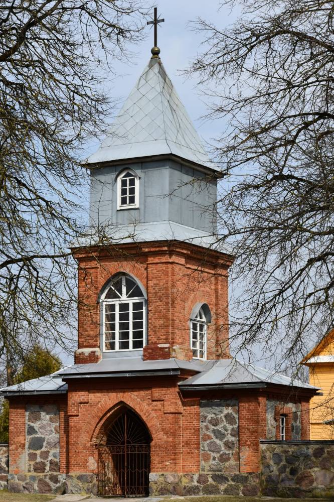  Dieveniškės, market town (Dziewieniszki rural commune). Dzwonnica kościelna w Dziewieniszkach