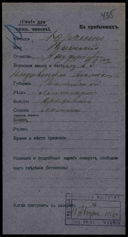  Lomashi, folwark (Bobynichskaya volost). 
