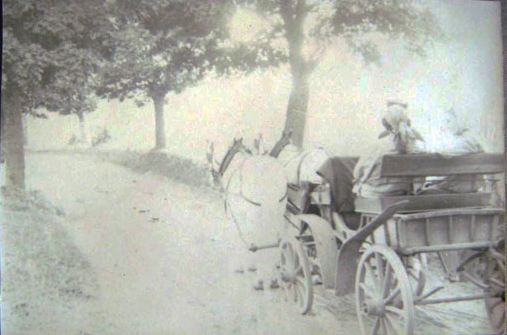  Jachimowszczyzna, agrotown (Pałačanski rural council). Droga z Poloczan do Jachimowszczyzny, 1939 r.