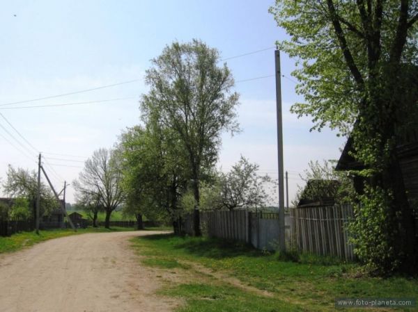  Otochnaya, village (Klinocki rural council). Аточная Слабада. Вуліца Цэнтральная.