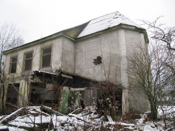  Давыдкі, вёска (Людвіноўскі сельсавет). Клуб. Бывший костел, перевезенный из Большой Сервочи в 1950г.