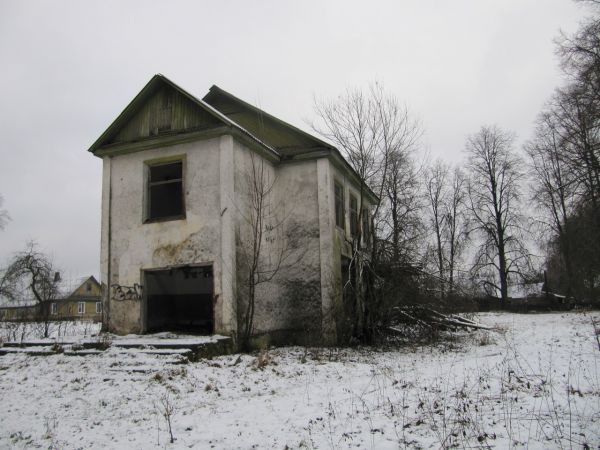  Давыдкі, вёска (Людвіноўскі сельсавет). Клуб. Бывший костел, перевезенный из Большой Сервочи в 1950г.