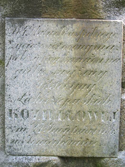  Krzywicze, folwark   (Krzywicze gmina wiejska  ). Козеллове<br>1879-?