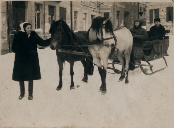  Żuprany, agrotown (Zhupranskiy rural council). Tuż po wojnie, już na 