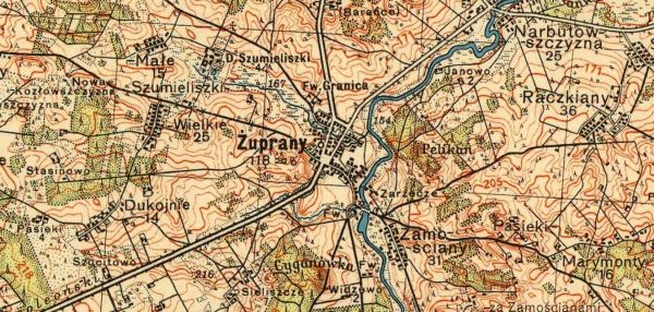  Żuprany, agrotown (Zhupranskiy rural council). 