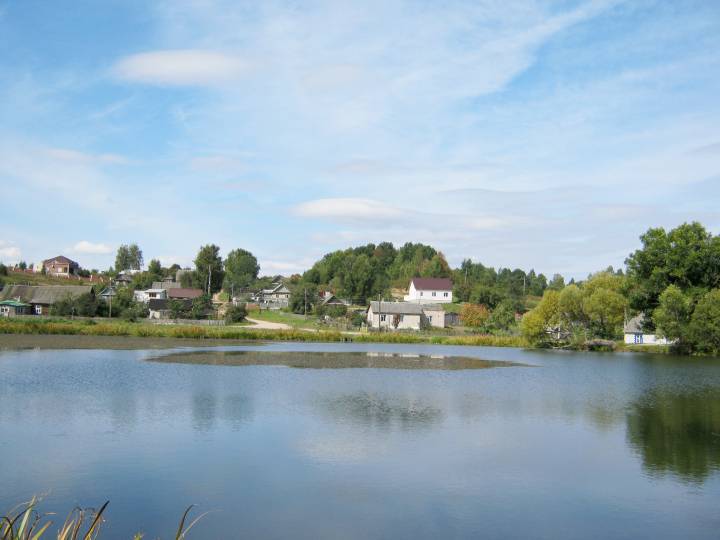  Лагаза, вёска (Гайненскі сельсавет). Лагаза (цэнтр). На гэтым месцы возера было і пры памешчыках.