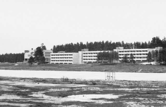  Rudnia, wieś   (Hajno-Słobodska wołość). Дом адпачынка МТЗ 