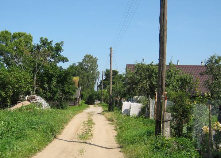  Sliżyno, wieś   (Januškavicki sielsowiet  ). Вуліца Зарэчная...