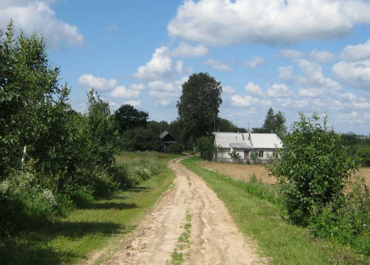  Жиличи, деревня (Янушковичский сельсовет). Пачатак вёскі Жылічы...