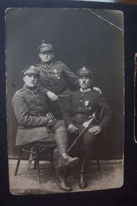  Сачивки, деревня (Ильянский сельсовет). z prawej Stanisław Chmielewski