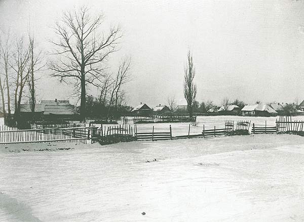  Czyżewszczyzna, village (Leninski rural council). Вясковая вуліца<br>здымак І. Аткінсона 1899 г.