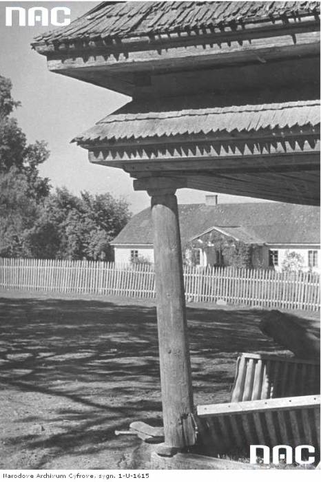  Hołoblewszczyzna, folwark (Holszany rural commune). Hołoblewszczyzna. Fragment dworu