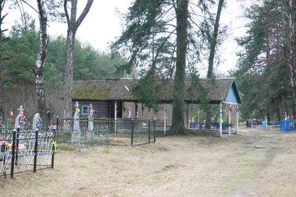  Лыще, деревня (Лыщенский сельсовет). Могілкі ў Лышчы<br>Фота 03.04.2010