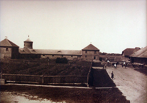  Мураванка, фальварак (Шчорсы вясковая гміна). Folwark Murowanka<br>Fot. Józef Boretti. 1894