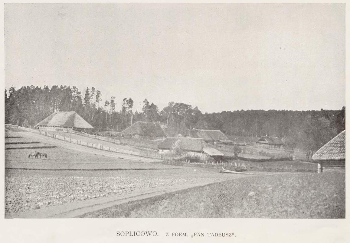  Soplicowo, outskirts (Cyryn rural commune). Soplicowo (fot. Boretti, Teofil Eugeniusz. Widoki stron rodzinnych Adama Mickiewicza)