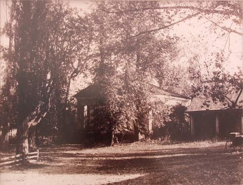  Заушье, деревня (Липский сельсовет). Zausze. Kościółek.<br>fot. Józef Boretti. 1894