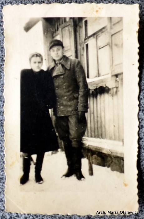  Rabowszczyzna, colony (Zalesie rural commune). Alfons Olsiewicz, brat Marii.<br>Zginął podczas działań wojennych.<br>ur. 1925 (Bartylówka)<br>zm. 1944 (II WŚ)