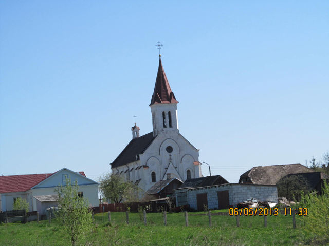  Косава, горад ( ). Коссово. Костел.