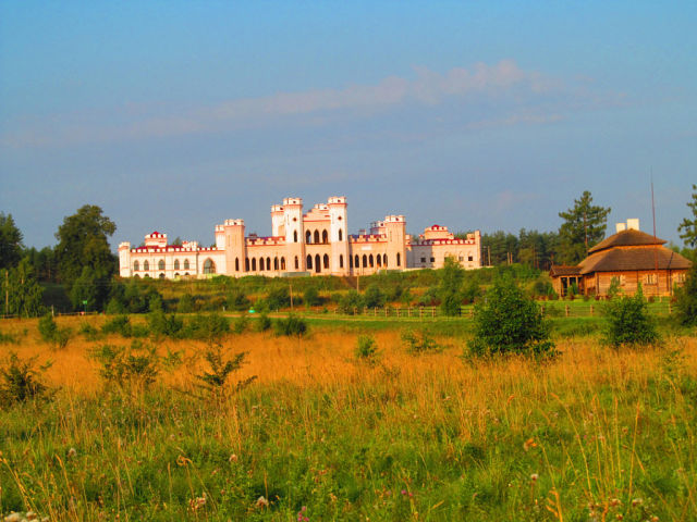 Косава, горад ( ). Коссово. Палац графов Пусловских и дом Тадеуша Костюшки в Морочевщине.