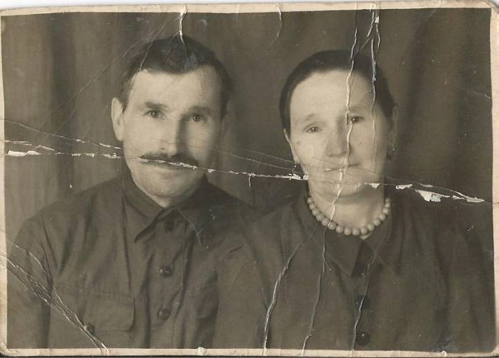  Любашава, вёска (Любашаўскі сельсавет). Józef Kondratowicz? Zdjęcie z roku 1936 lub 1956 10 sierpnia, trudno odczytać. 