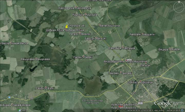  Хорошая Ель, застенок (Парафьянов сельская гмина). 