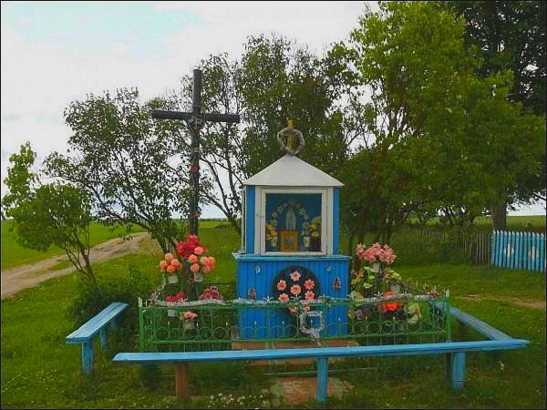  Kudejsze, village (Subotnikskiy rural council). Kapliczka w Kudejszach