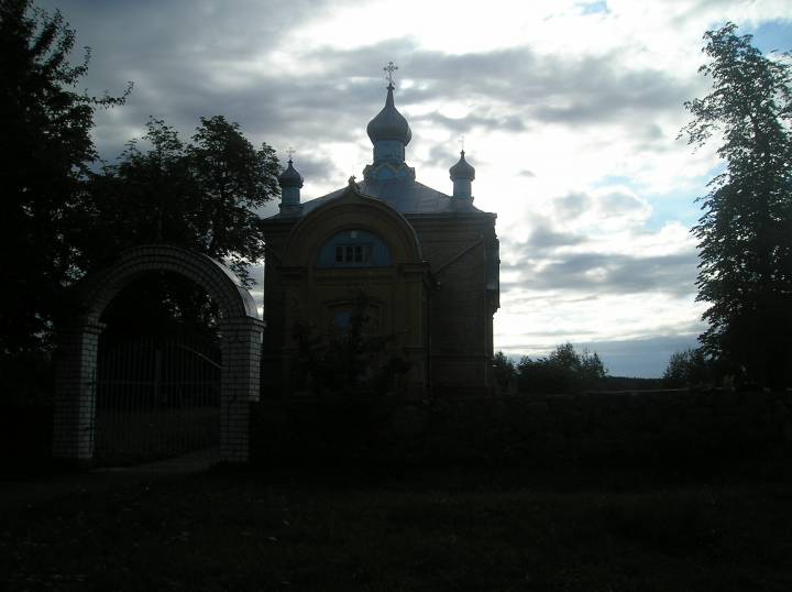  Левшово (Левсовщина), тып не пазначаны (Свіслач вясковая гміна). Церковь в д.Горбачи