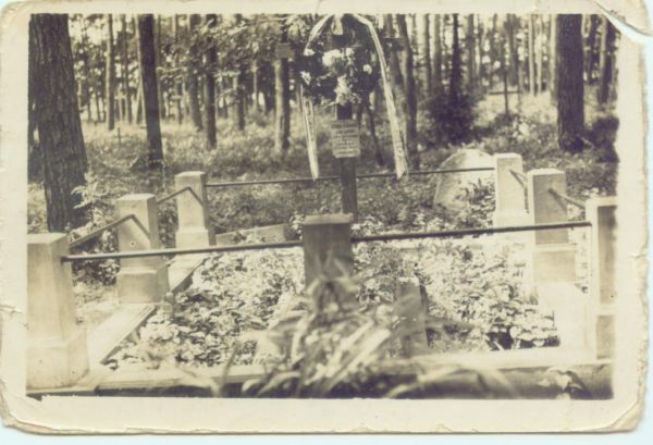  Годутишки, местечко (Годутишки сельская гмина). Hoduciszki 1934r. grób Anieli Stalskiej.