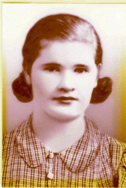  Pińsk, miasto   (   ).  Pińsk 1937r. Katarzyna Bogdaniec ur. w 1916r w Łuninie