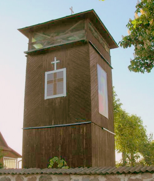  Kościeniewicze Wilejskie, village (Ludvinoŭski rural council). Dzwonnica przy kościele