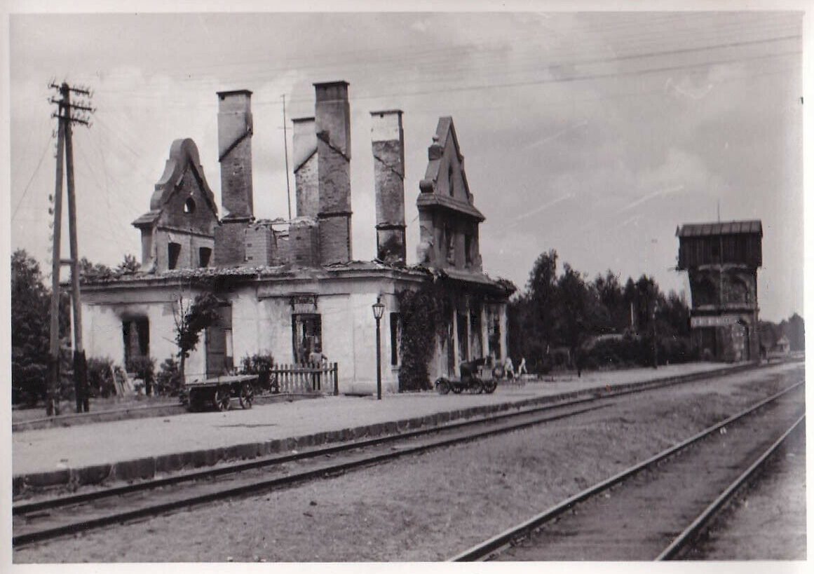  Niechaczewo, village (Stajkaŭski rural council). Станция 