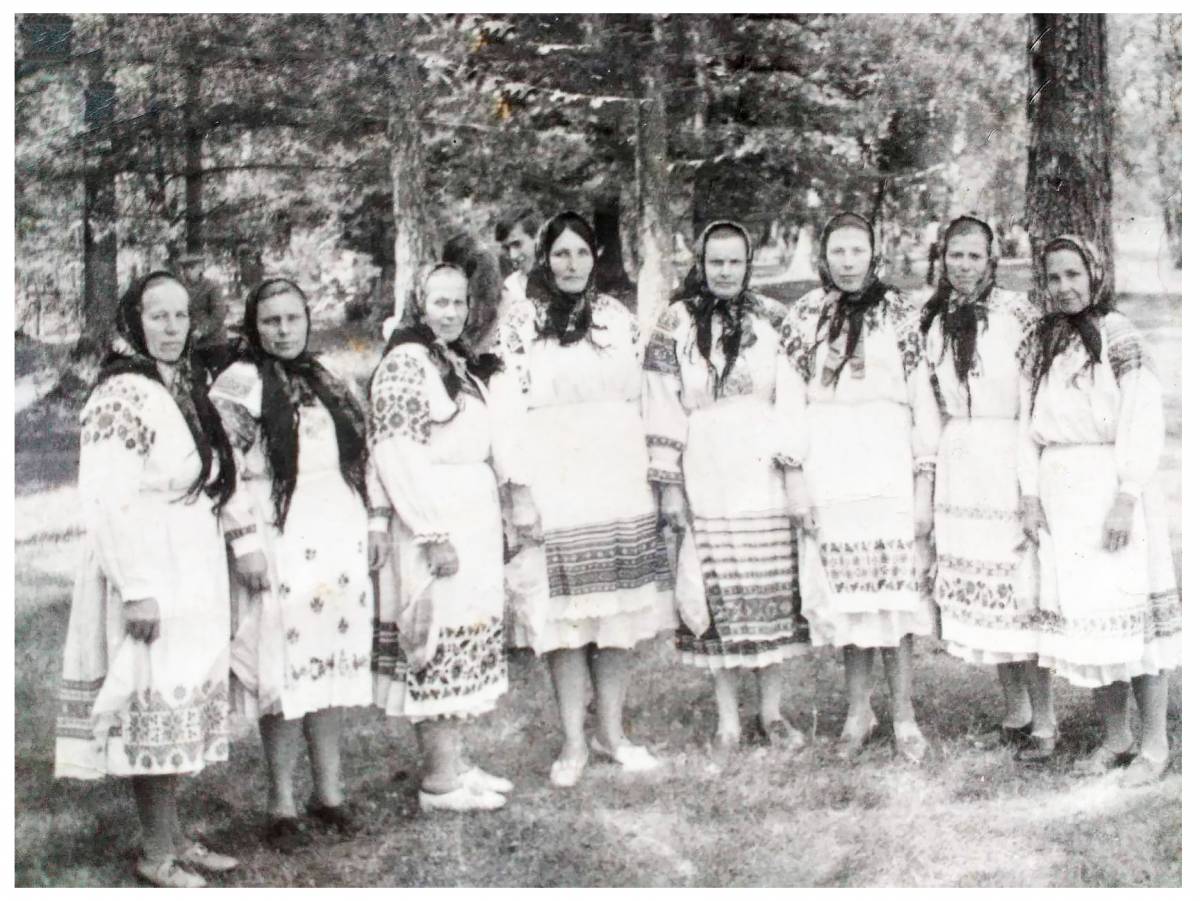  Orzechowo, agrotown (Arechaŭski rural council). Фольклорный ансамбль д.Орехово.70-е годы!