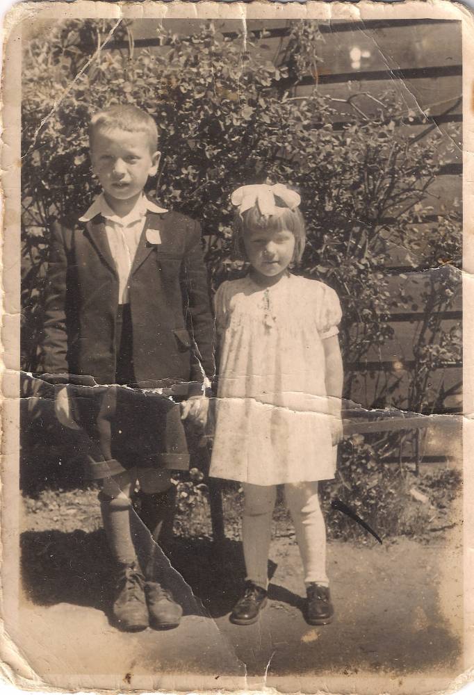  Скилондишки, деревня (Жупранский сельсовет). Pryhorowicz Jadwiga i Ryszard po przyjeździe do Polski