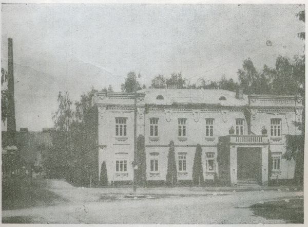  Huta Niemen A (Brzozówka), miasto   (   ). Кантора суполкі акцыйнай Столле і сыны. Фота сярэдзіны 30х гадоў.