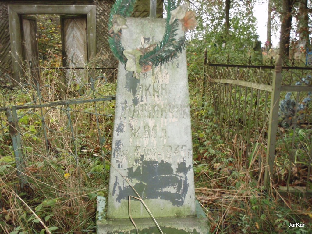  Соловьи, деревня (Кухчицкий сельсовет). Cmentarz Sołowje 2008r.