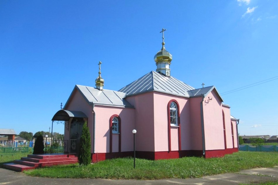 Korczyce Małe, wieś   (Nowosiółki gmina wiejska  ). Православная церковь Иоана Богослова, д. Корчицы.
