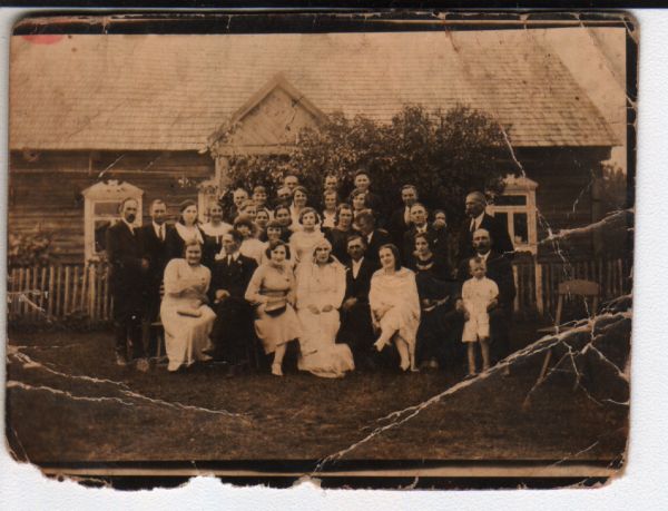  Milewskie, folwark (Zaostrowiecze rural commune). Majątek Milewscy  ślub Wacława Rytwińskiego