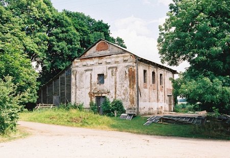  Высацк, фальварак (Дзераўная вясковая гміна). WYSOCK 2005 , dawniej kościół katolicki ?<br>Foto http://globus.tut.by
