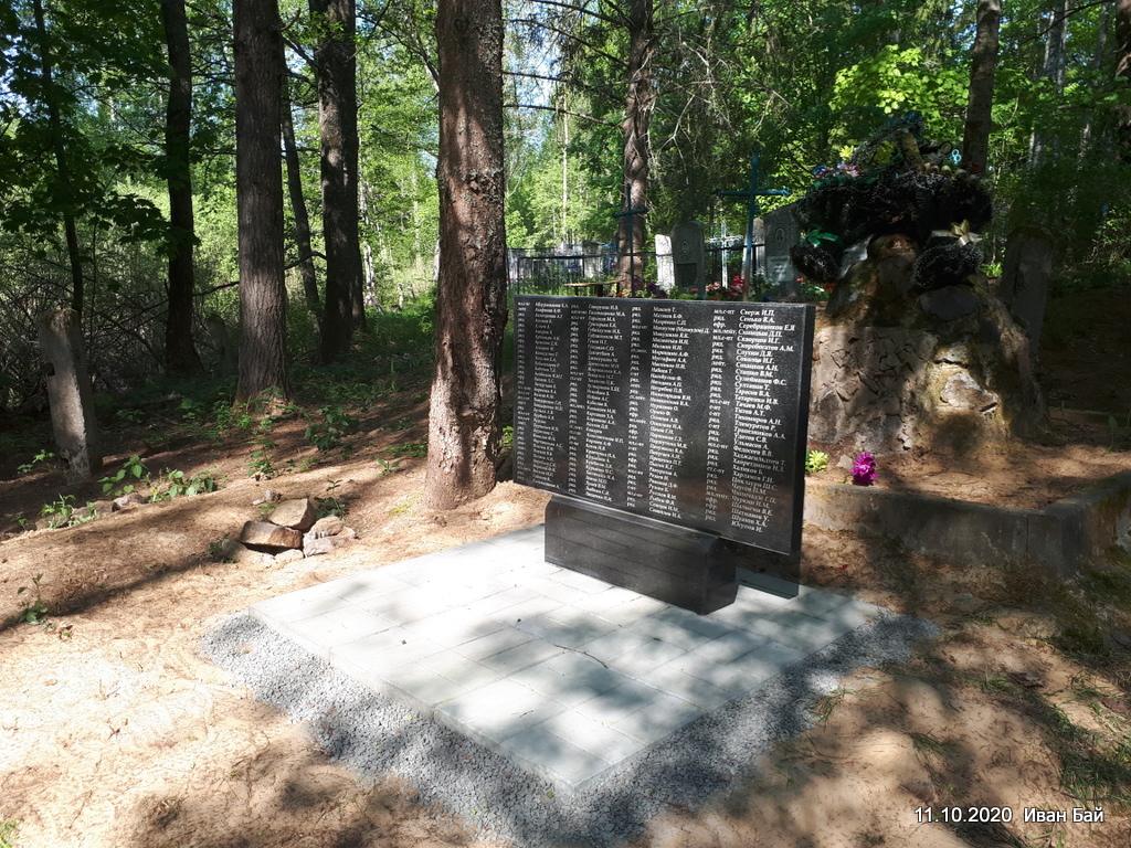  Бабовікі, вёска (Палатоўскі сельсавет). Братская могила в д. Бобовики