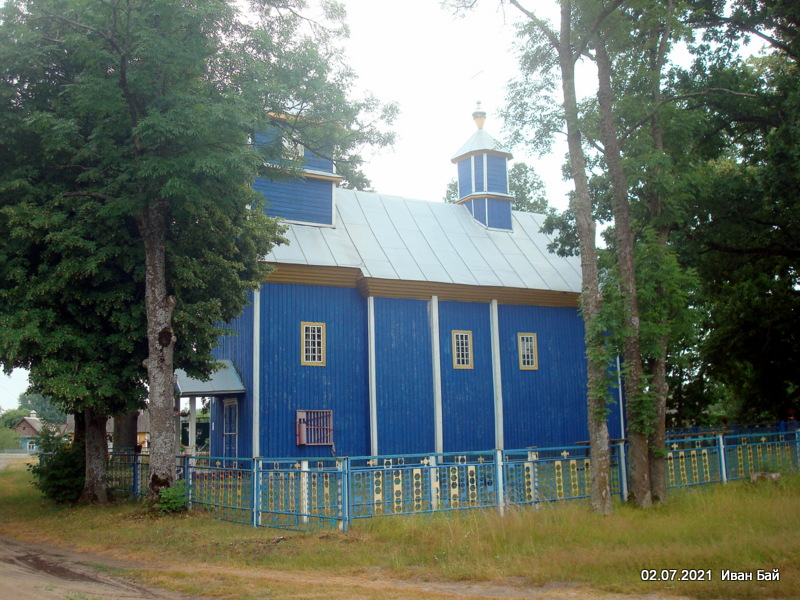  Dobrosławka, village (Babrykoŭski rural council). Церковь Святой Троицы в Доброславке