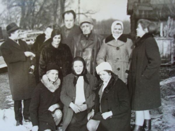  Гейсишки, калонія (Мейшагола вясковая гміна). Бай Захар Степанович с родными