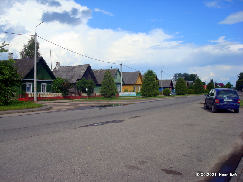  Гервяты, деревня (Гервятский сельсовет). Улица в Гервятах