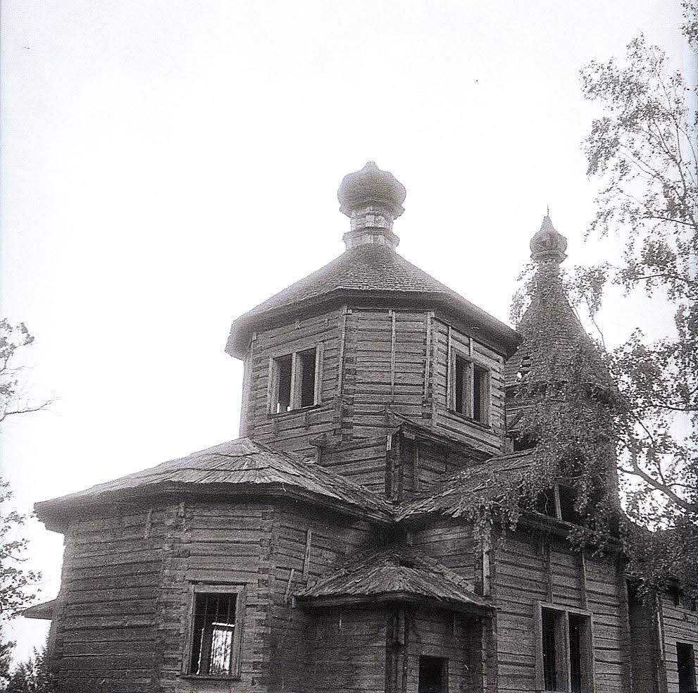  Golovchitsy, village (Sakališčanski rural council). Свято-Николаевская церковь, 1803 год. Головчицы, Россонский район Витебской области. Фото скан с негатива 1950 года М. Я. Гринблата.